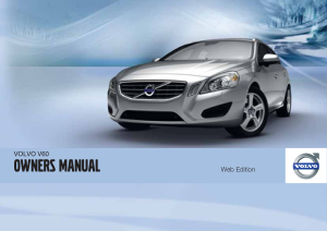 2012 Volvo V60 Owners Manual